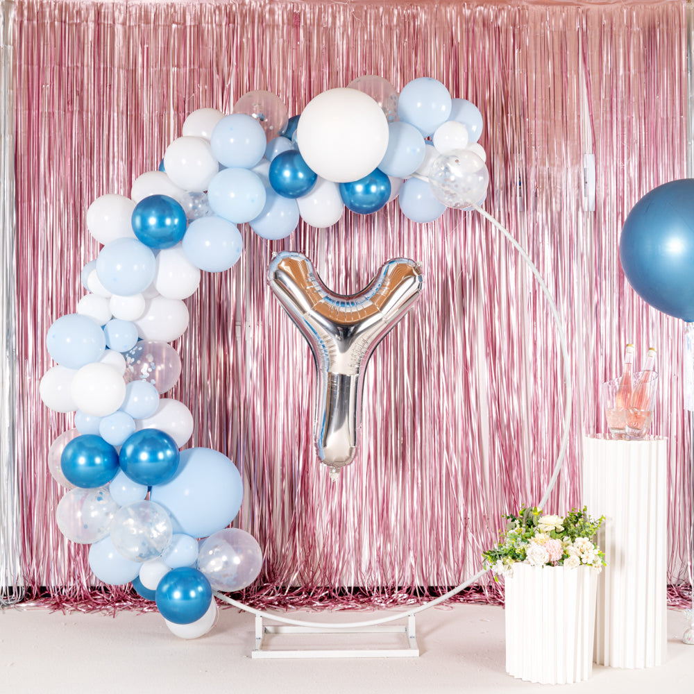 Balloonify Silver Mylar Letter Y Balloon - 40" - 1 count box