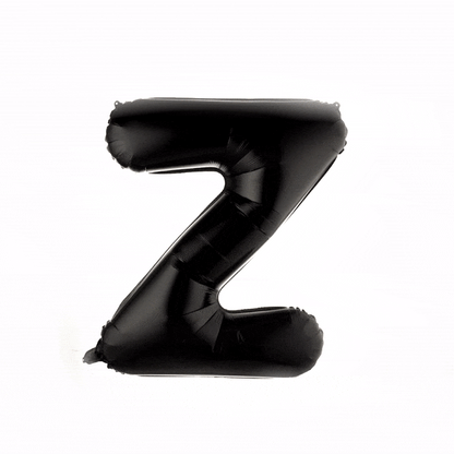Balloonify Black Mylar Letter Z Balloon - 40" - 1 count box