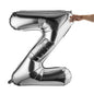 Balloonify Silver Mylar Letter Z Balloon - 40" - 1 count box