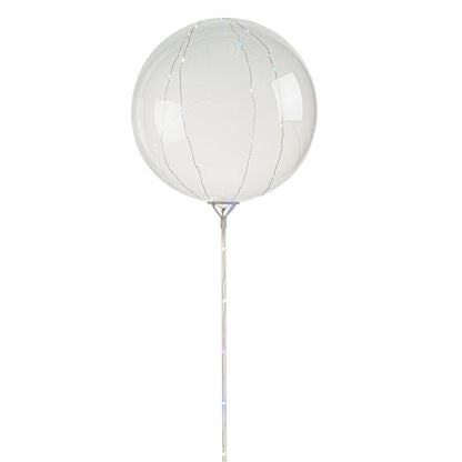 Balloonify Colorful LED Bobo Balloon - with String Light - 24" - 10 count box