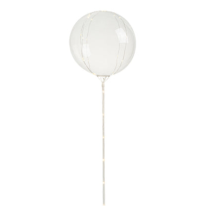 Balloonify Gold LED Bobo Balloon - with String Light - 20" - 10 count box