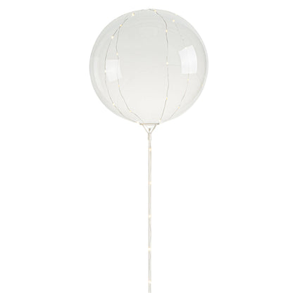Balloonify Gold LED Bobo Balloon - with String Light - 24" - 10 count box