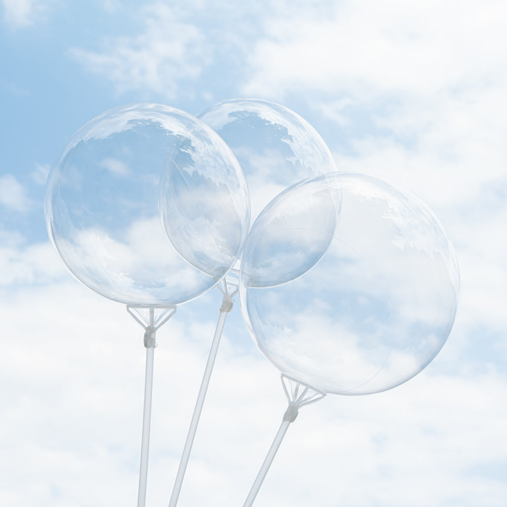 Balloonify Clear Bobo Balloon - 20" - 10 count box