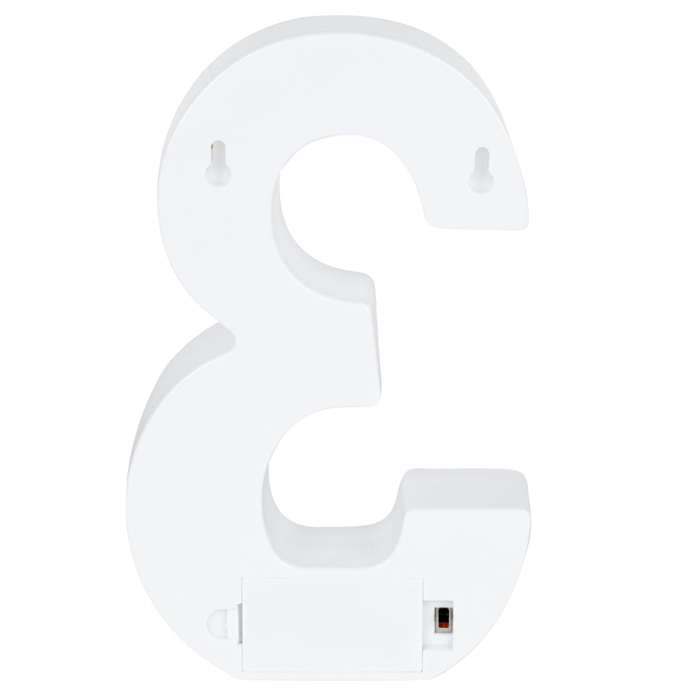 Illumify White LED Marquee Number 3 Sign - 8 3/4" - 1 count box