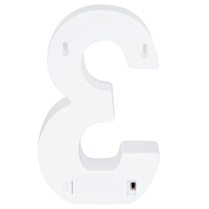 Illumify White LED Marquee Number 3 Sign - 8 3/4" - 1 count box