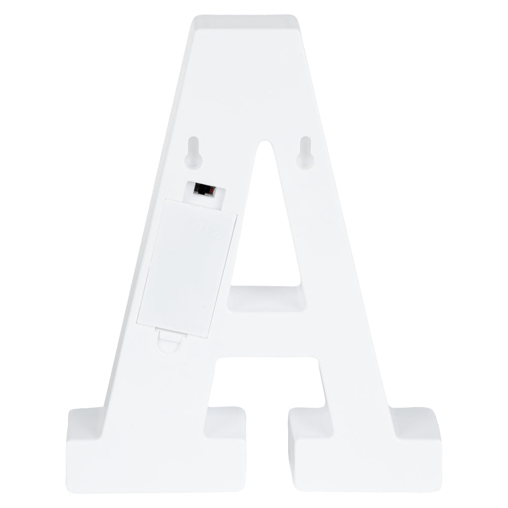 Illumify White LED Marquee Letter A Sign - 8 3/4" - 1 count box