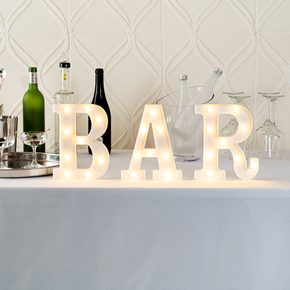 Illumify White LED Marquee Letter A Sign - 8 3/4" - 1 count box