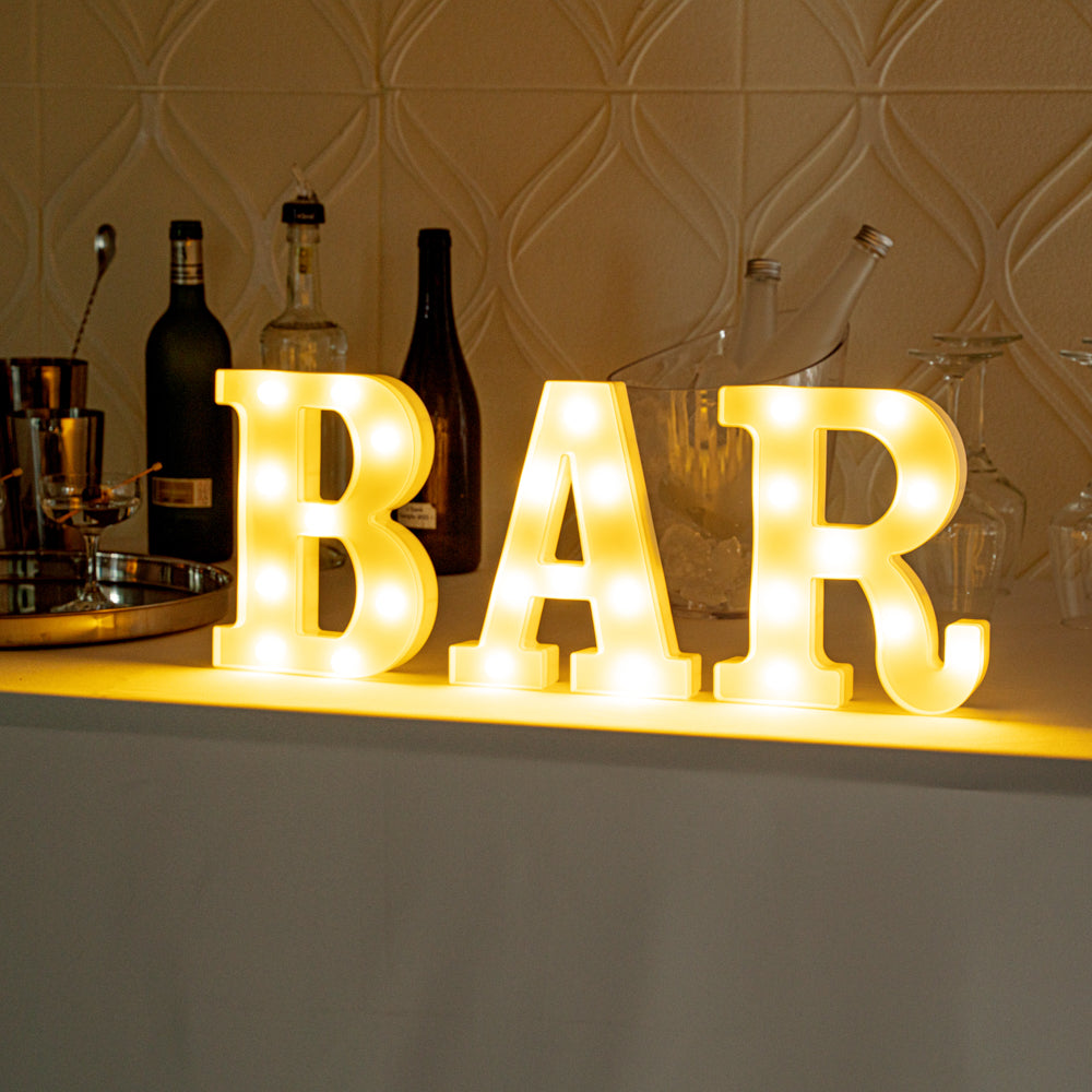 Illumify White LED Marquee Letter A Sign - 8 3/4" - 1 count box