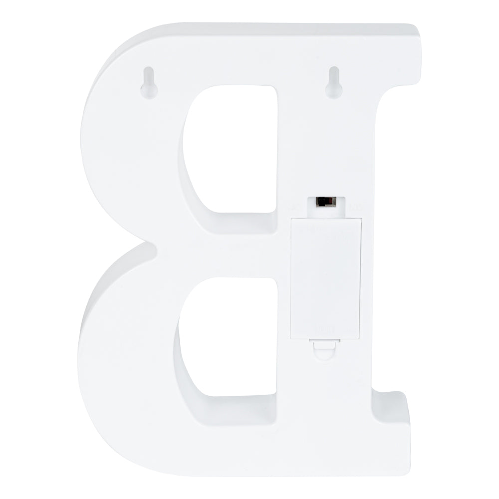 Illumify White LED Marquee Letter B Sign - 8 3/4" - 1 count box