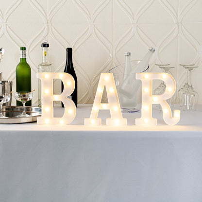 Illumify White LED Marquee Letter B Sign - 8 3/4" - 1 count box