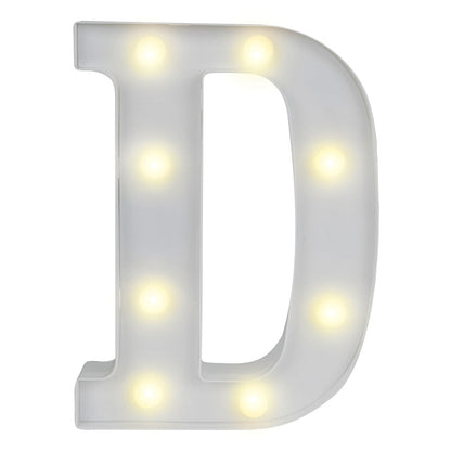 Illumify White LED Marquee Letter D Sign - 8 3/4" - 1 count box
