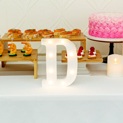 Illumify White LED Marquee Letter D Sign - 8 3/4" - 1 count box