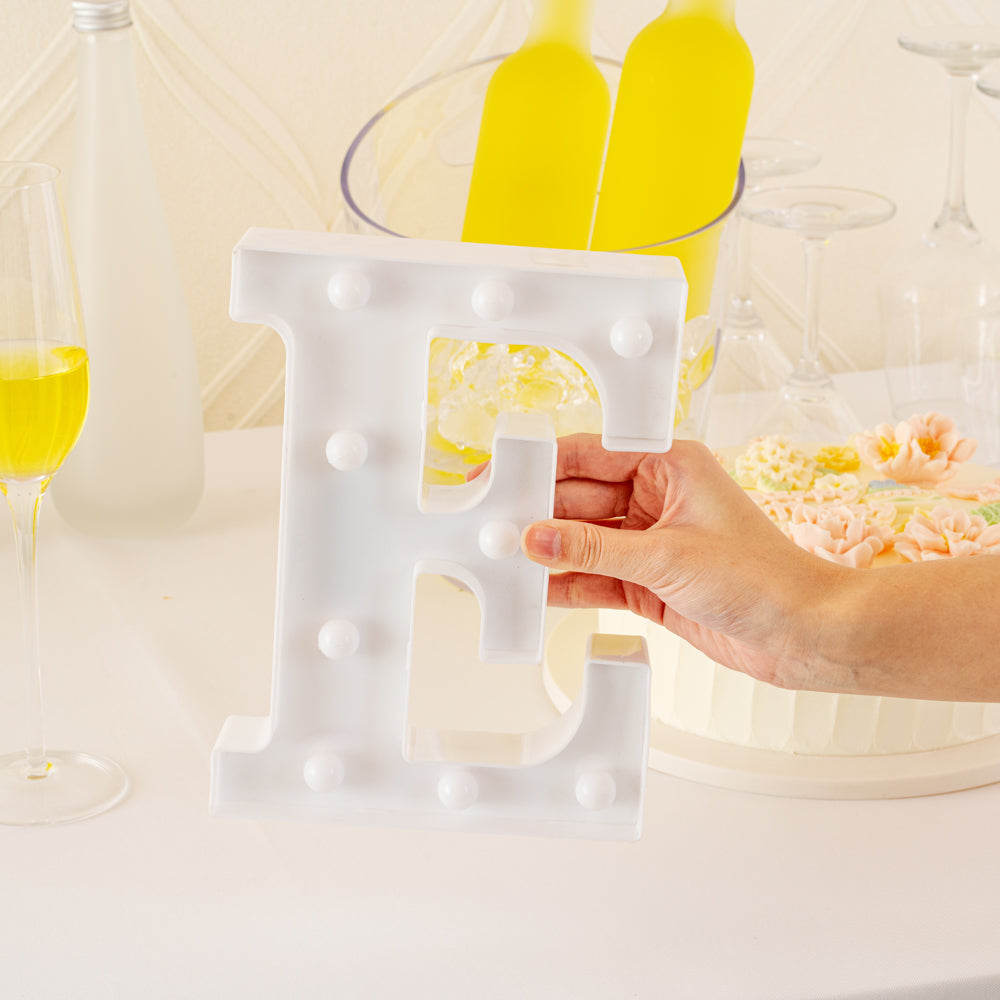 Illumify White LED Marquee Letter E Sign - 8 3/4" - 1 count box