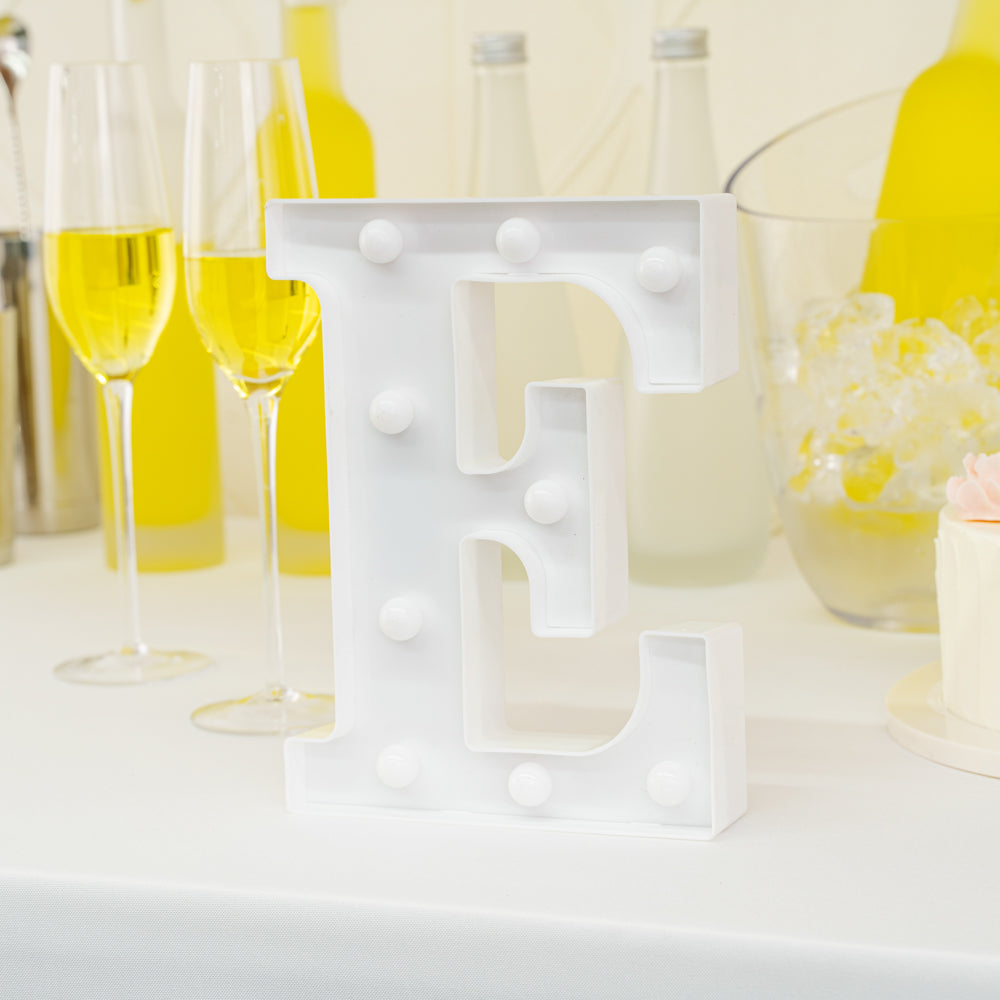 Illumify White LED Marquee Letter E Sign - 8 3/4" - 1 count box