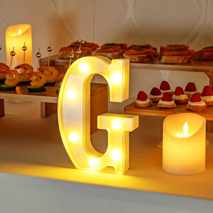 Illumify White LED Marquee Letter G Sign - 8 3/4" - 1 count box