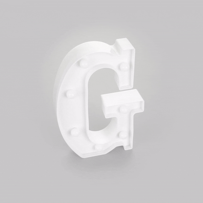 Illumify White LED Marquee Letter G Sign - 8 3/4" - 1 count box