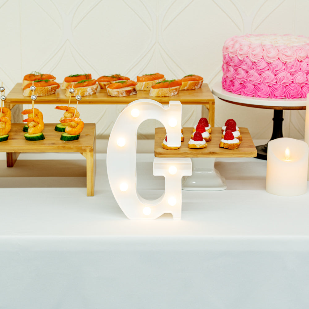 Illumify White LED Marquee Letter G Sign - 8 3/4" - 1 count box