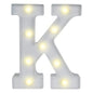 Illumify White LED Marquee Letter K Sign - 8 3/4" - 1 count box