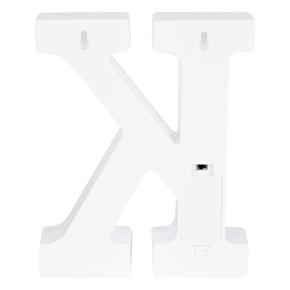 Illumify White LED Marquee Letter K Sign - 8 3/4" - 1 count box