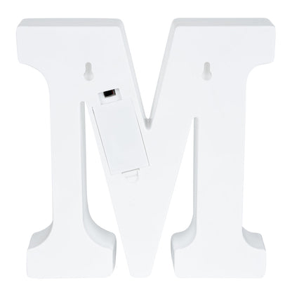 Illumify White LED Marquee Letter M Sign - 8 3/4" - 1 count box