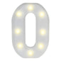 Illumify White LED Marquee Letter O Sign - 8 3/4" - 1 count box