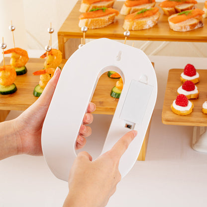 Illumify White LED Marquee Letter O Sign - 8 3/4" - 1 count box