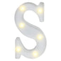 Illumify White LED Marquee Letter S Sign - 8 3/4" - 1 count box