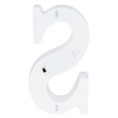 Illumify White LED Marquee Letter S Sign - 8 3/4" - 1 count box