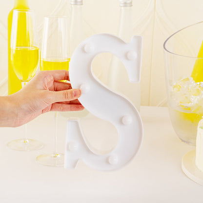 Illumify White LED Marquee Letter S Sign - 8 3/4" - 1 count box