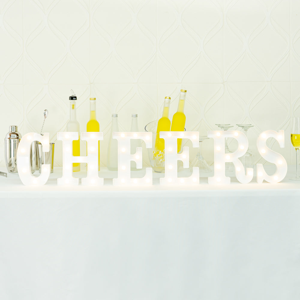 Illumify White LED Marquee Letter S Sign - 8 3/4" - 1 count box
