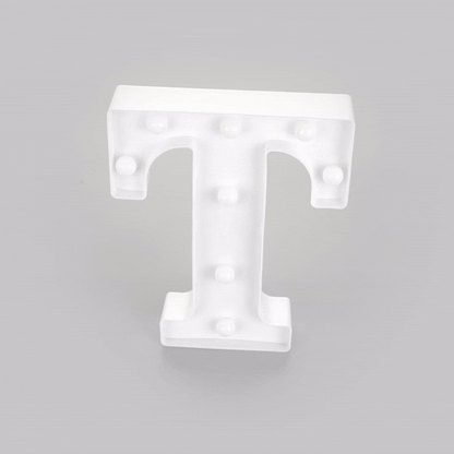 Illumify White LED Marquee Letter T Sign - 8 3/4" - 1 count box