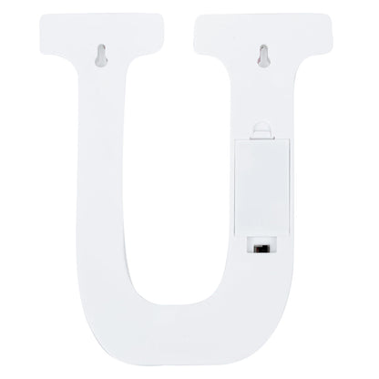 Illumify White LED Marquee Letter U Sign - 8 3/4" - 1 count box