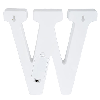 Illumify White LED Marquee Letter W Sign - 8 3/4" - 1 count box