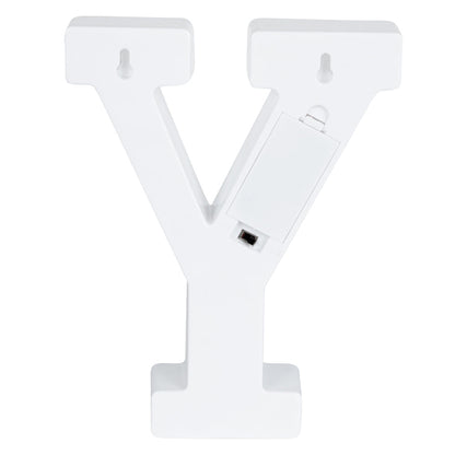 Illumify White LED Marquee Letter Y Sign - 8 3/4" - 1 count box