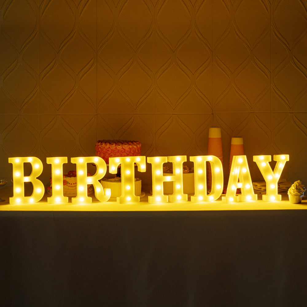 Illumify White LED Marquee Letter Y Sign - 8 3/4" - 1 count box