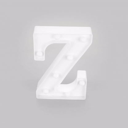 Illumify White LED Marquee Letter Z Sign - 8 3/4" - 1 count box