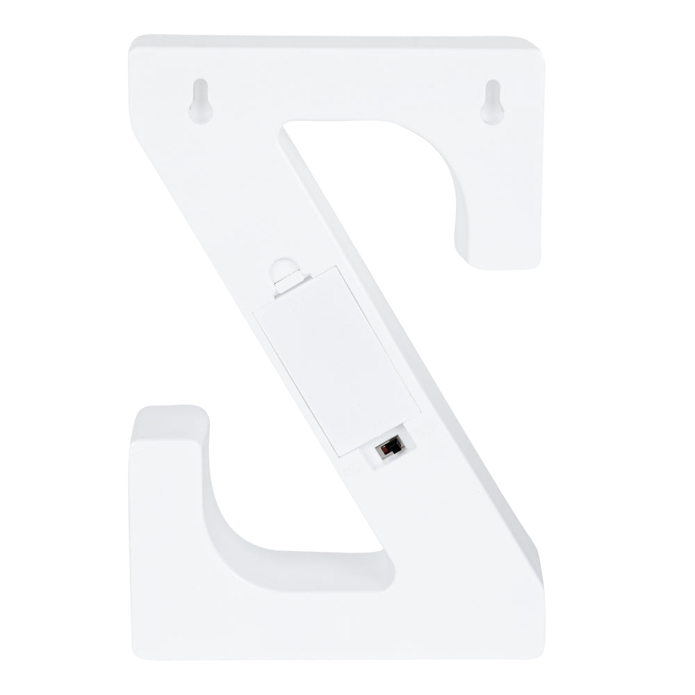 Illumify White LED Marquee Letter Z Sign - 8 3/4" - 1 count box