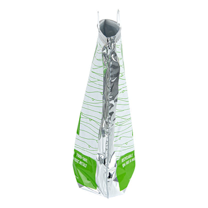 Cater Tek Green and Silver Plastic Thermal Bag - Insulated - 20" x 7" x 20" - 1 count box