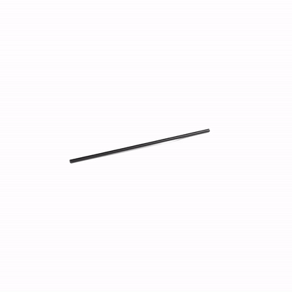Restpresso Black Plastic Coffee Stirrer / Sip Straw - 5" - 500 count box