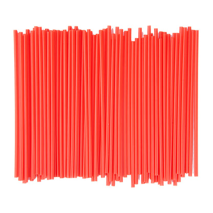 Restpresso Red Plastic Coffee Stirrer / Sip Straw - 5" - 5000 count box