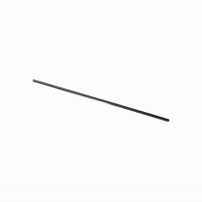 Restpresso Black Plastic Coffee Stirrer / Sip Straw - 7" - 5000 count box