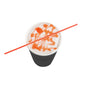 Restpresso Red Plastic Coffee Stirrer / Sip Straw - 7" - 5000 count box