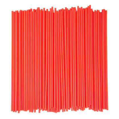 Restpresso Red Plastic Coffee Stirrer / Sip Straw - 7" - 500 count box