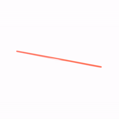 Restpresso Red Plastic Coffee Stirrer / Sip Straw - 7" - 5000 count box