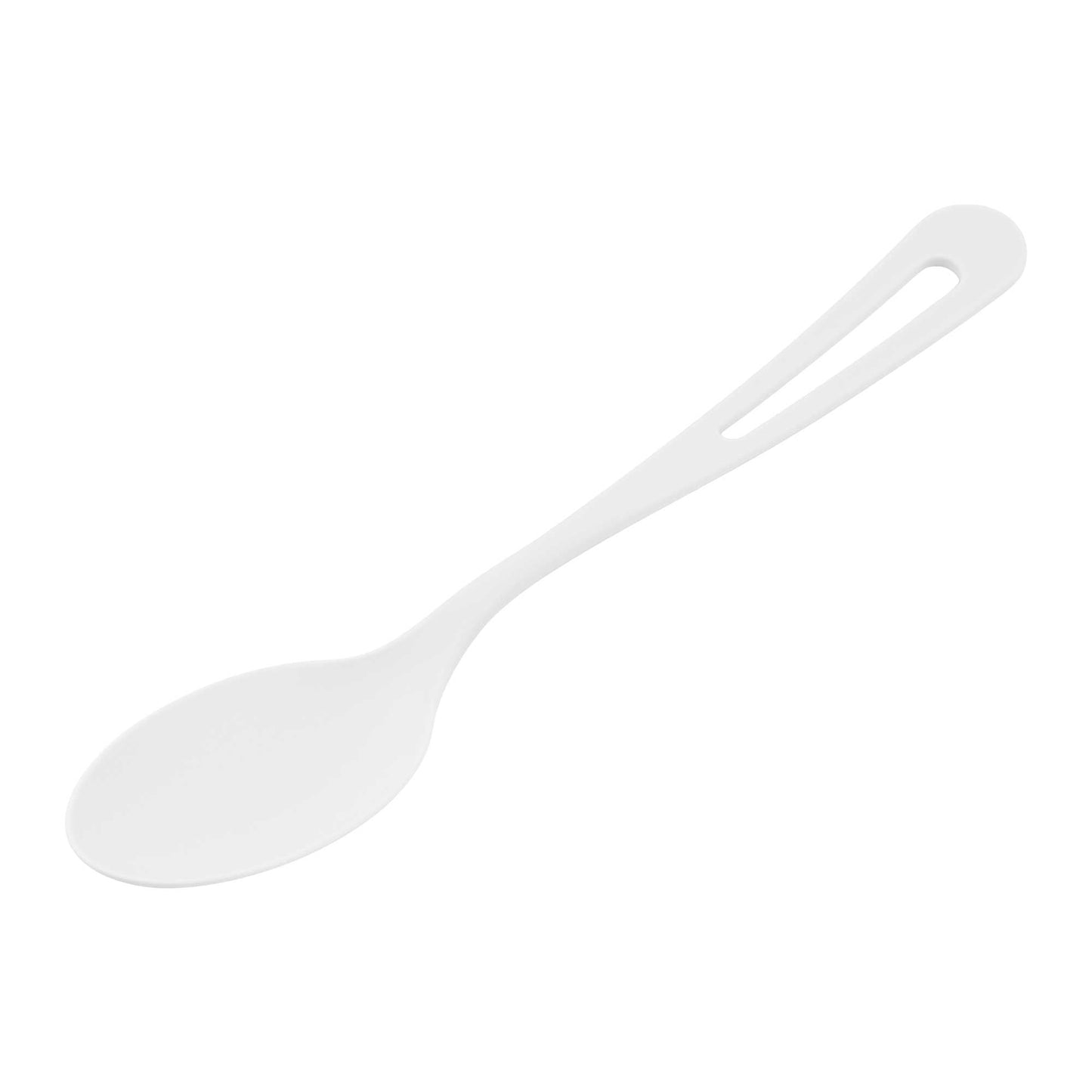 Basic Nature White CPLA Plastic Spoon - Compostable Wrapper, Heat-Resistant - 7 1/2" - 250 count box
