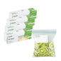Bag Tek 1 qt Clear Plastic Zip Bag - Double Zipper, Write-On Label, BPA-Free - 7 1/2" x 7" - 1000 count box