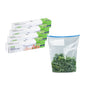 Bag Tek 2 gal Clear Plastic Slider Freezer Bag - Expandable Bottom, Write-On Label, BPA-Free - 13" x 5" x 15" - 1000 count box