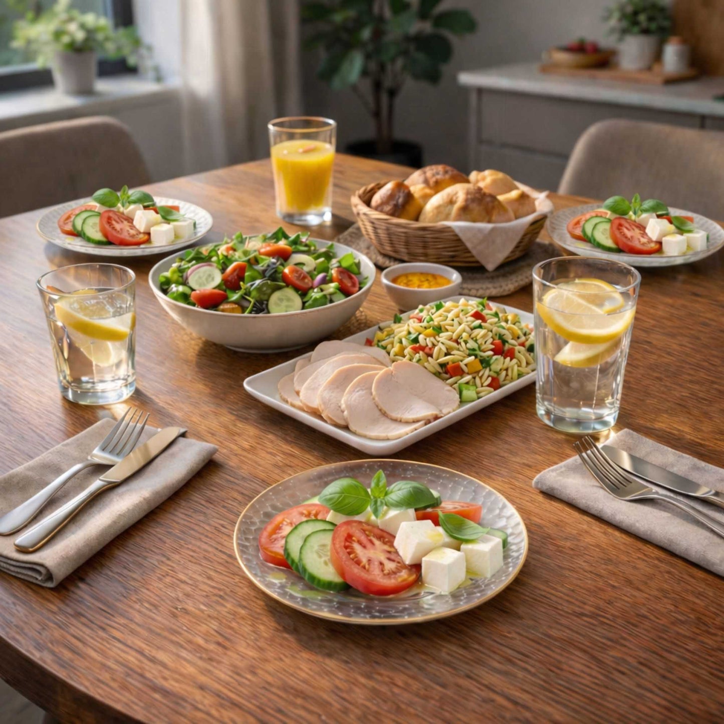 Moderna Round Clear Plastic Gold-Rimmed Plate - Hammered - 7" x 7" x 1/2" - 200 count box