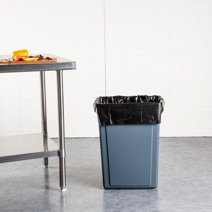 RW Clean 33 gal Black Plastic Trash Can Liner - Medium-Duty, 1.1 mil - 100 count box