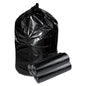 RW Clean 55 gal Black Plastic Trash Can Liner - Heavy-Duty, 1.5 mil - 100 count box